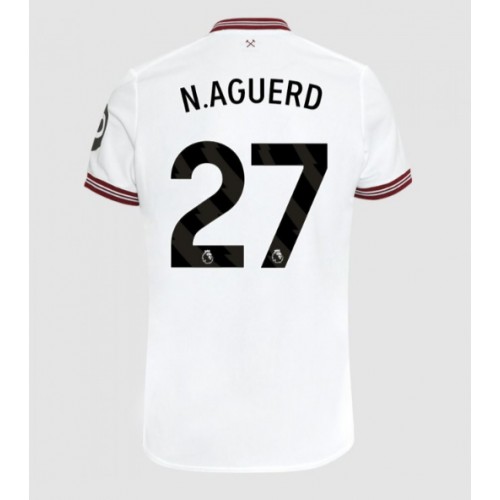 West Ham United Nayef Aguerd #27 Gostujuci Dres 2023-24 Kratak Rukav